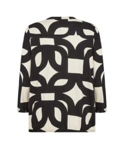 Alternative view of Soyaconcept Blouse Felecity Grafische Print Zwart Wit