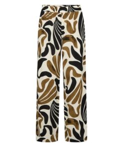 Alternative view of Soyaconcept Broek Feldi Warm Kaki Abstracte Print
