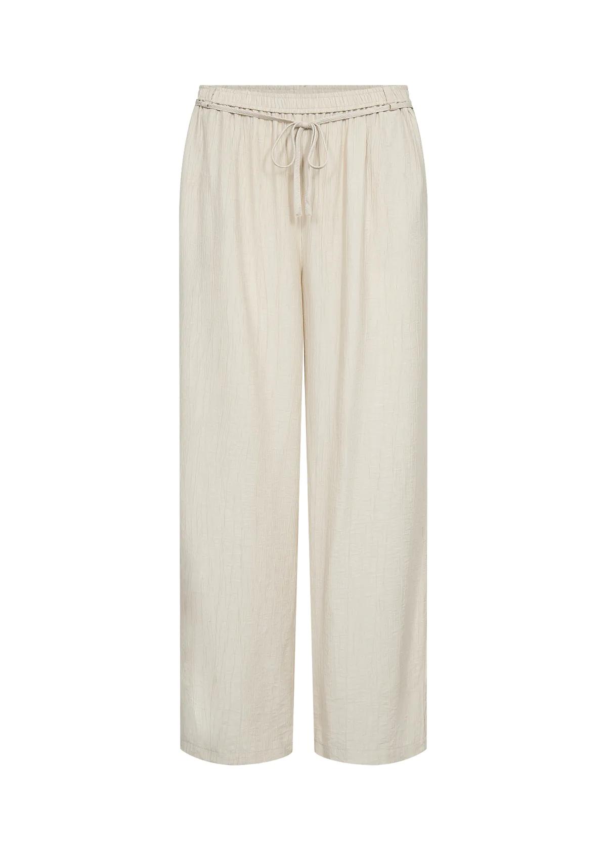 Soyaconcept Fabrina Relax Broek Zand Wide Leg - Afbeelding 2