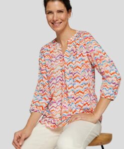 Alternative view of Rabe blouse fris oranje roze