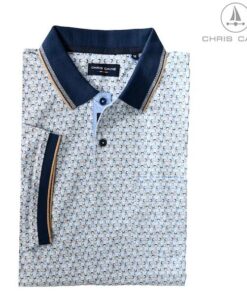 Alternative view of Chris Cayne Poloshirt Heren lichtblauw werkje