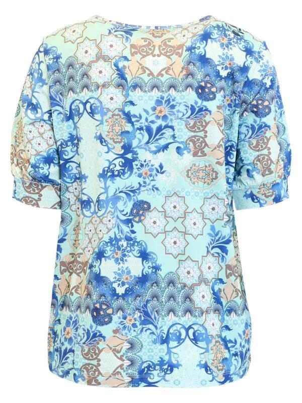 Signature Shirt Mint Blauw Ornamenten - Afbeelding 2