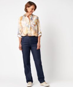 Alternative view of Relaxed by Toni Scarlet wide leg denimblauw