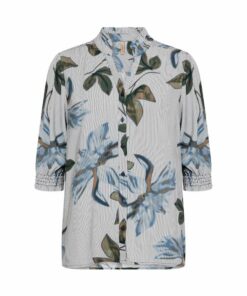 Soyaconcept SC-GINA 1 Blouse - Blauw Groene Bloemenprint