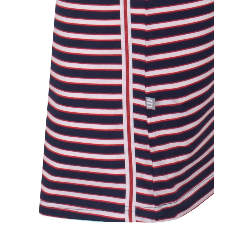 Irresistible Nachthemd Dames Donkerblauw Gestreept - Afbeelding 3