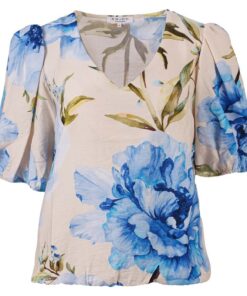 Enjoy blouse blauwe bloem