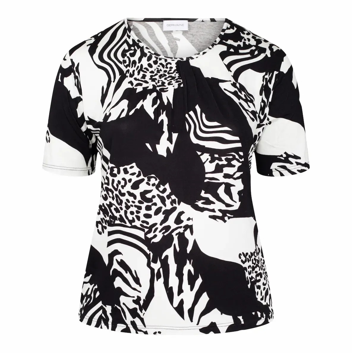 Shirt Germaine zwart wit