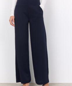 Soyaconcept Siham dames broek met wijde pijpen in donkerblauw stretchmateriaal - model 26188_F_2025_6910_W_01 (1).jpg