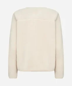 Dames vest SOYACONCEPT onyx off white teddystof model2