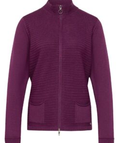 Rabe Damesvest Aubergine