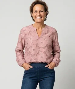 Blouse enjoy poederrose