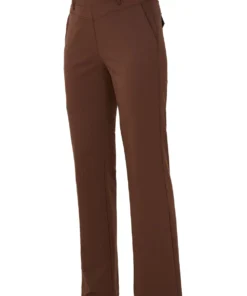 Dreamstar dames travel broek Montel in recht model in de kleur bruin