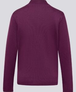 Rabe Damesvest Aubergine ribbelstructuur - Afbeelding 3