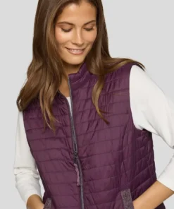 RABE dames bodywarmer aubergine