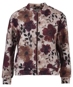 Enjoy Dames Bombervest Gebloemd