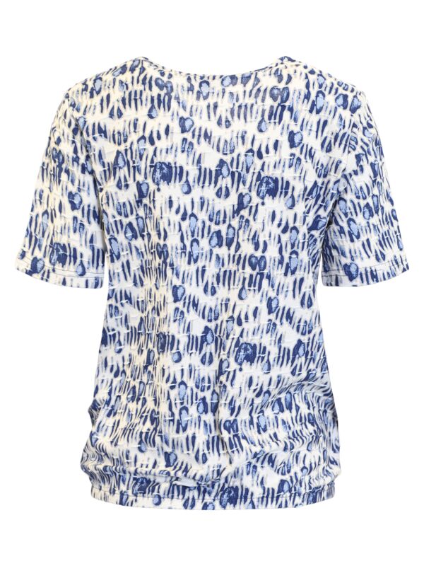 Brandtex Shirt Blauw wit - 100% katoen - Afbeelding 2