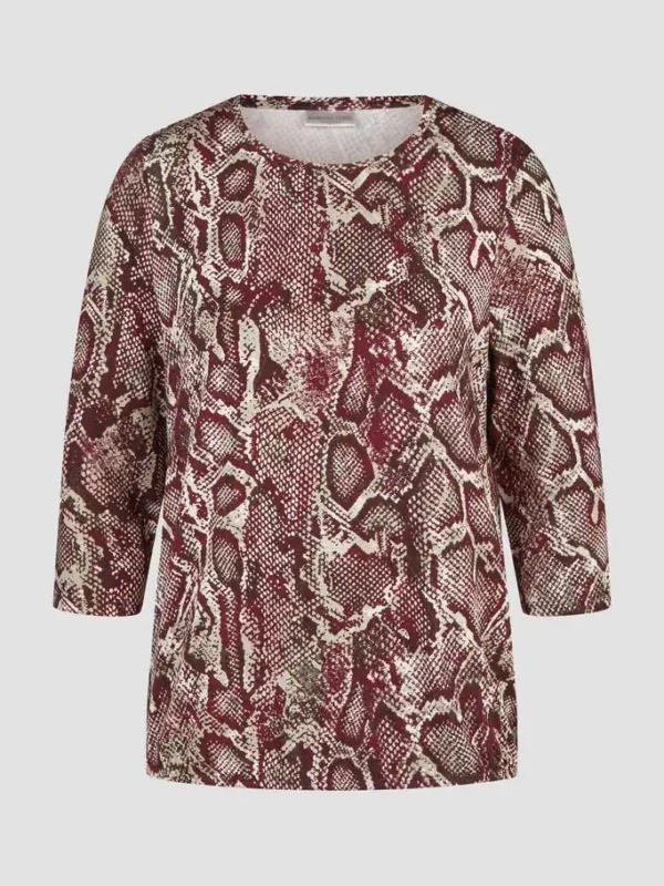 Barbara Lebek Dames blouson Berry Slangenprint 