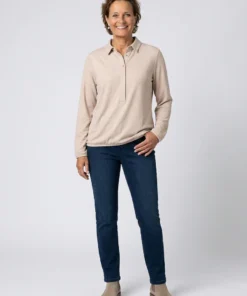 Dreamstar poloshirt ‘Elise’ Beige - Afbeelding 3
