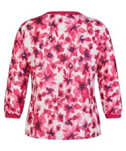 Alternative view of Rabe blouson fuchsia gebloemd
