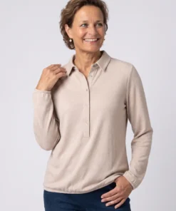 Dreamstar poloshirt ‘Elise’ Beige - Afbeelding 2