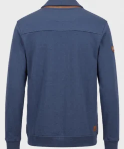 Chrs Cayne heren sweatvest marine - Afbeelding 2