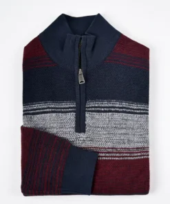 Chris Cayne trui blauw gestreept - Afbeelding 2