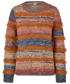 Rabe trui camel blauw