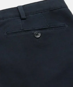Meyer heren chino stretch pantalon model Bonn in marineblauw met rechte pijp en flexibele tailleband_kontzak
