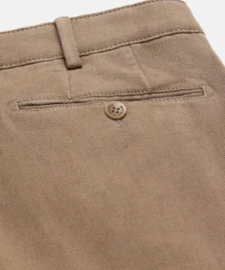 Meyer heren chino broek model Bonn in beige stretchkatoen met flexband_kontzak
