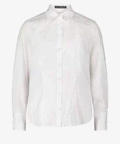Betty Barclay klassieke witte dames blouse met lange mouwen en knoopsluiting