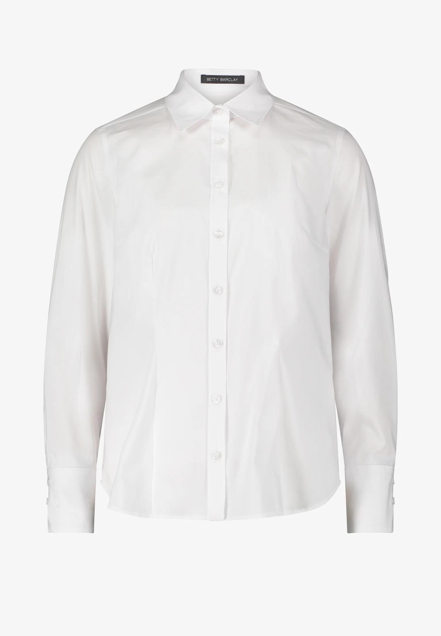 Betty Barclay klassieke witte dames blouse met lange mouwen en knoopsluiting