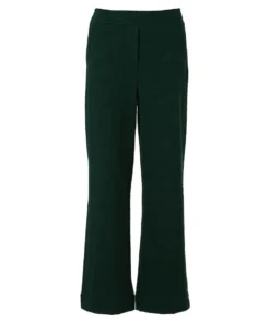 Enjoy broek wide leg bruin structuur