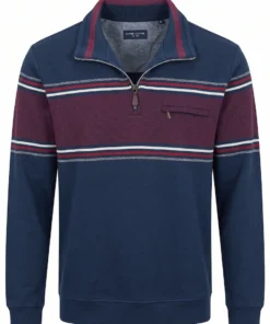Chris Cayne schipperstrui marine bordeaux