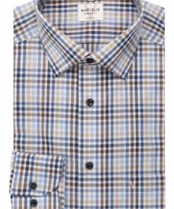 Marvelis Overhemd geruit blauw