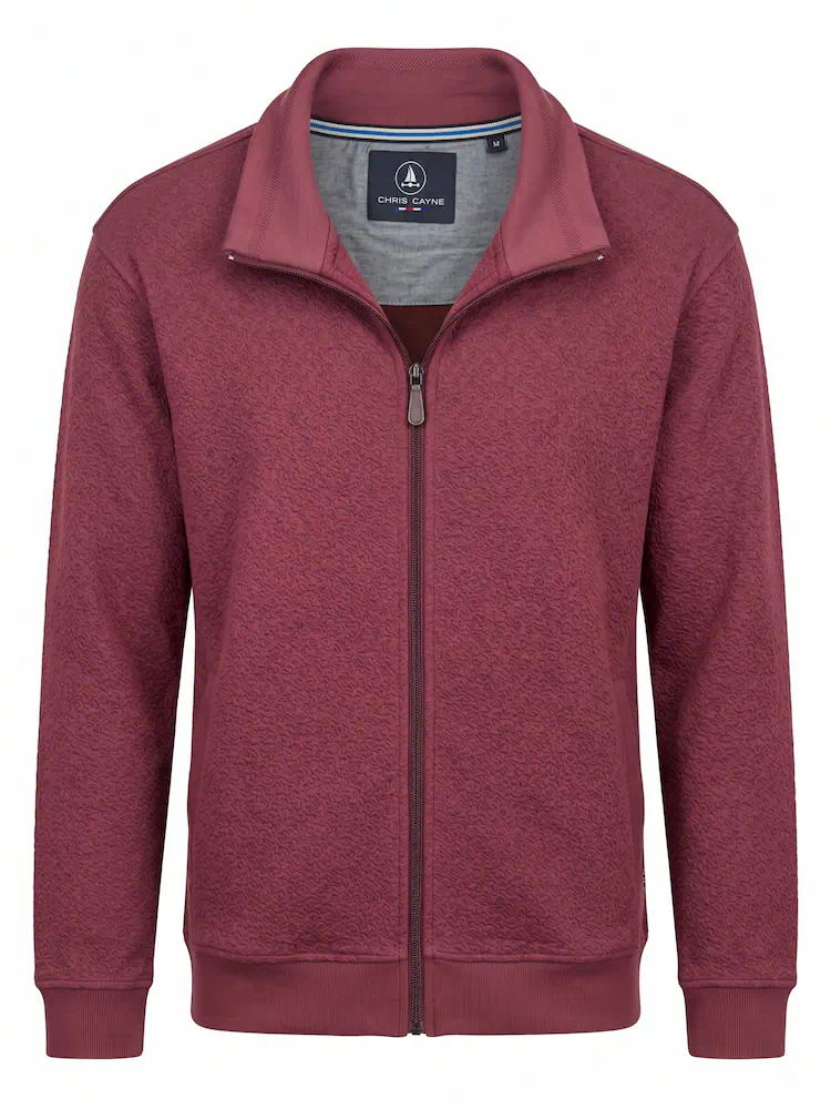 Chris Cayne vest bordeaux