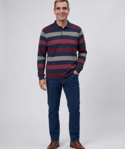 Redmond Poloshirt gestreept - Afbeelding 2
