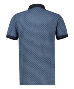 Lerros Heren poloshirt jeansblauw - Afbeelding 2