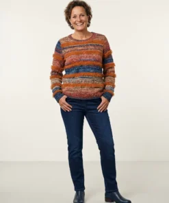 Rabe trui camel blauw - Afbeelding 3
