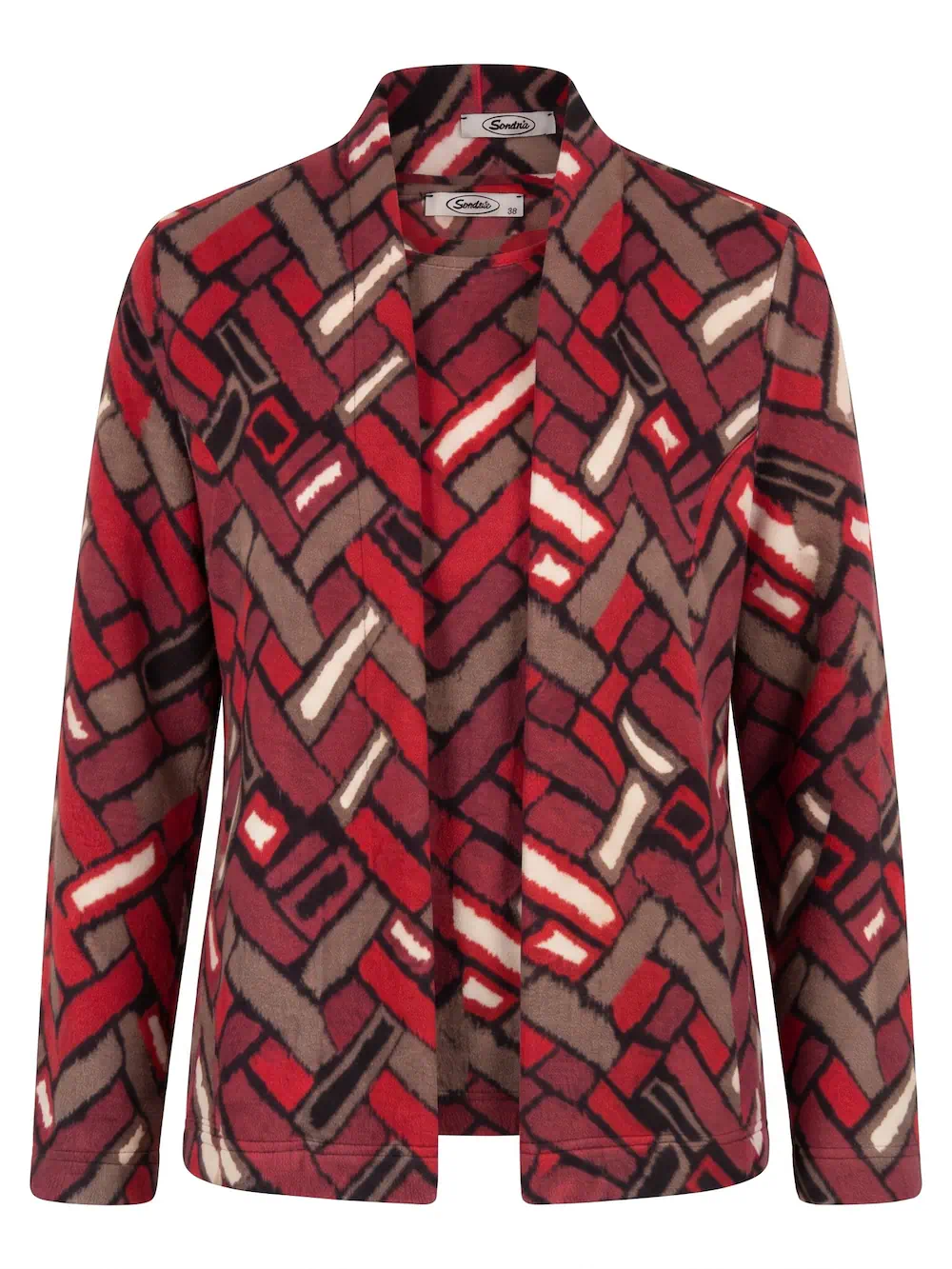 Sensia Twinset rood / Taupe