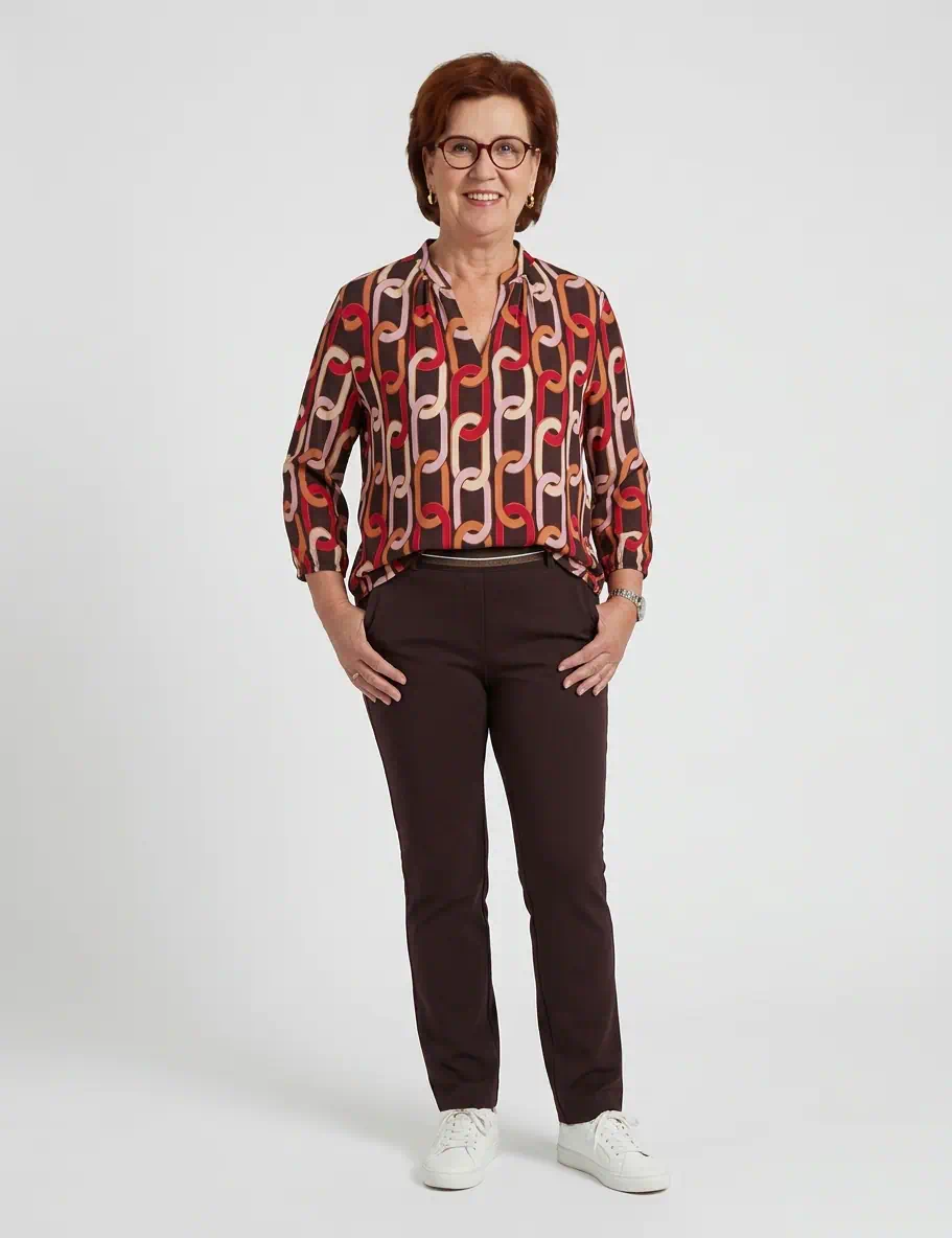 Rabe Dames Blouse schakelprint - Afbeelding 3