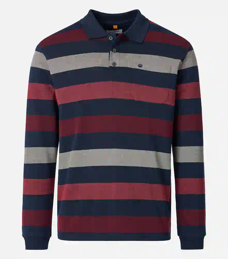 Redmond Poloshirt gestreept