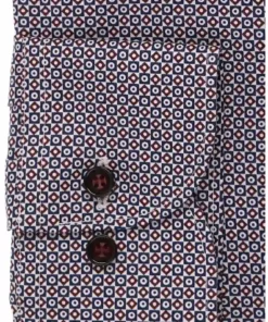 Marvelis Overhemd bordeaux dessin - Afbeelding 2