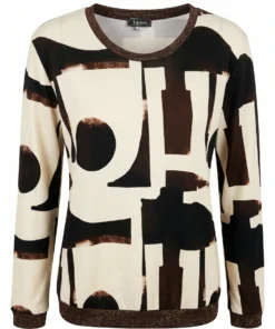 Leona blouson bruin dessin
