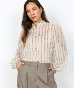 Soyaconcept blouse beige Harpa - Afbeelding 2