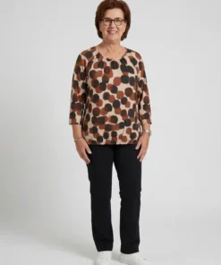 Signature blouson taupe stip mix - Afbeelding 3