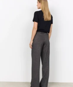 Soyaconcept broek antraciet HEBE wijde pijp - Afbeelding 4