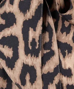 Rabe dames blouse in trendy panterprint met elegante shawlkraag, lange mouwen en comfortabele elastische zoom_detail